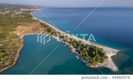 Glarokavos beach in Kassandra. Halkidiki, Greece 44060979