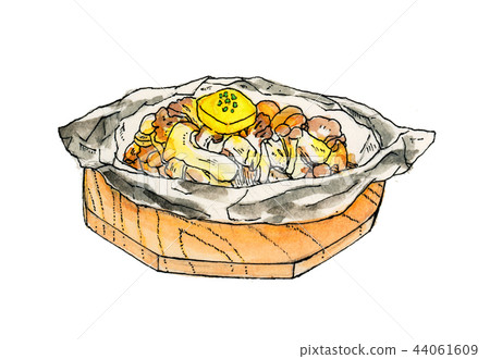 Grilled mushrooms with foil 44061609