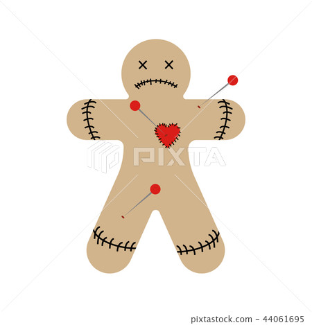 Voodoo doll illustration 44061695