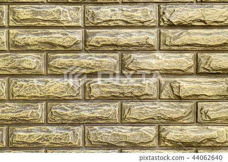 Fence made of artificial bricks 44062640