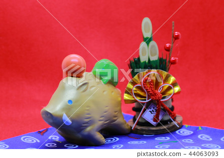 New Year's card material New Year's card material 44063093