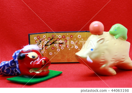 New Year's card material New Year's card material 44063198