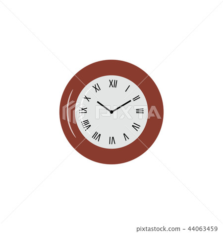 Clock icon in trendy flat style isolated Clock icon in trendy flat style isolated 44063459