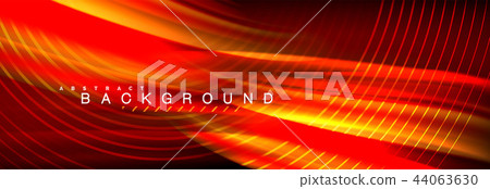 Fluid color wave line background. Trendy abstract layout template for business or technology Fluid color wave line background. Trendy abstract layout template for business or technology 44063630