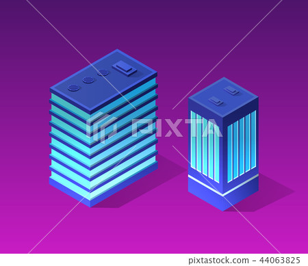 Smart city of ultraviolet 44063825