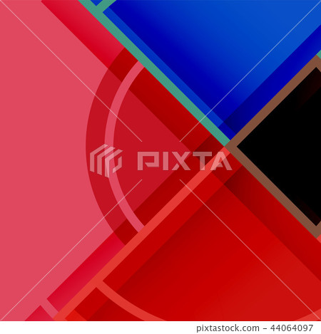 Creative circles geometric abstract background with 3d effect Creative circles geometric abstract background with 3d effect 44064097