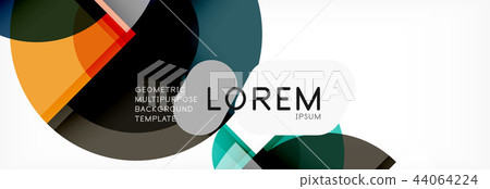 Vector fantastic circle modern geometric background template Vector fantastic circle modern geometric background template 44064224