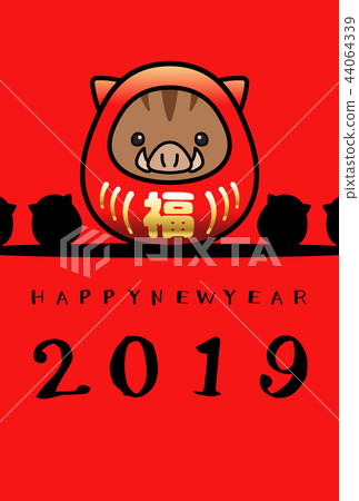 2019年新年賀卡 44064339