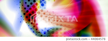 Background abstract holographic fluid colors wave design 44064578
