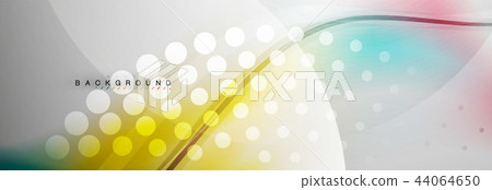 Smooth flowing wave motion concept background 44064650