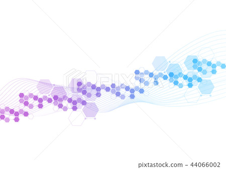 Abstract connecting dots and lines molecule Abstract connecting dots and lines molecule 44066002