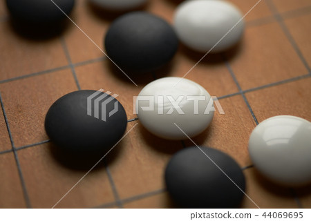 去板板棋盤遊戲戰略區域領土黑白Soseki板區域 44069695