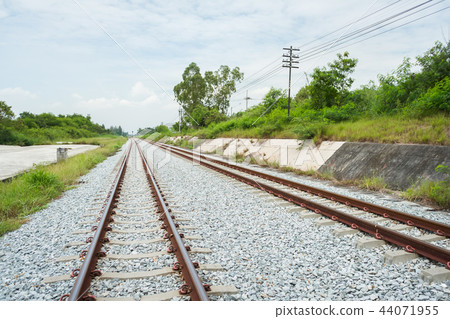 Along the railway in Chonburi province, Thailand 44071955