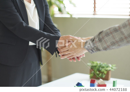 Business scene handshake 44072188