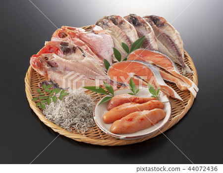 Various of dried fish 44072436