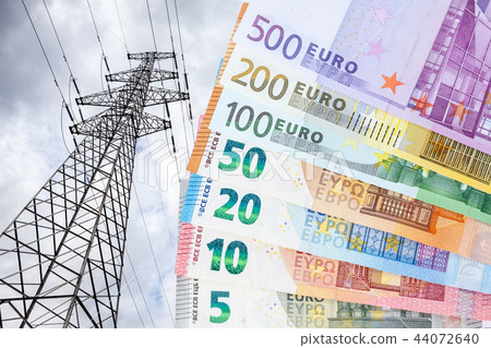 An electricity pole An electricity pole 44072640