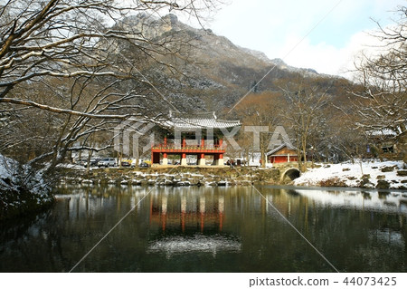 Snow snow, snow, winter, winter world, Baekyangsa 44073425