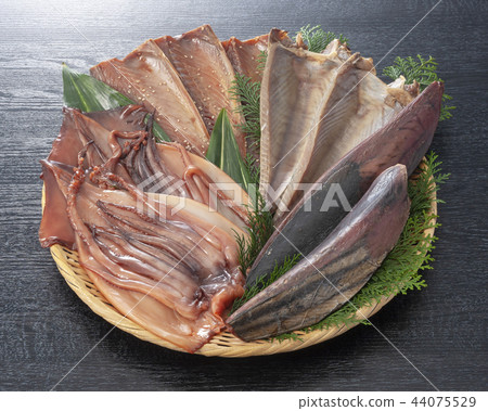 新的紅薯和魷魚味噌和鰹魚腹部皮膚 44075529