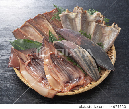 新的紅薯和魷魚味噌和鰹魚腹部皮膚 44075530