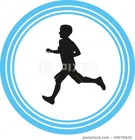 runner silhouette vector runner silhouette vector 44076820