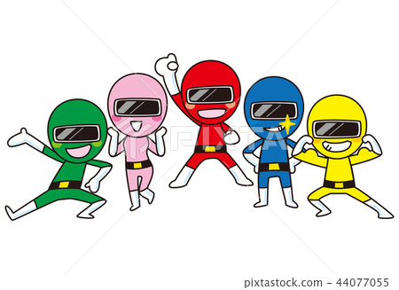 Sentai Hero Five people 44077055