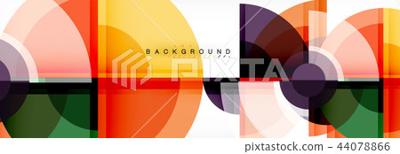 Abstract background bright circles geometric... - Stock Illustration ...
