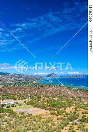 "Hawaii" View of Diamond Head Peak 44079112