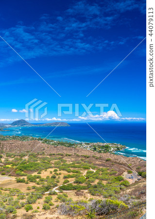 "Hawaii" View of Diamond Head Peak 44079113