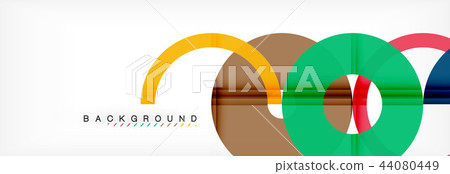 Geomtric modern backgrounds, rings abstract template Geomtric modern backgrounds, rings abstract template 44080449