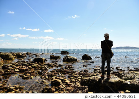 West Sea and one person 44080651