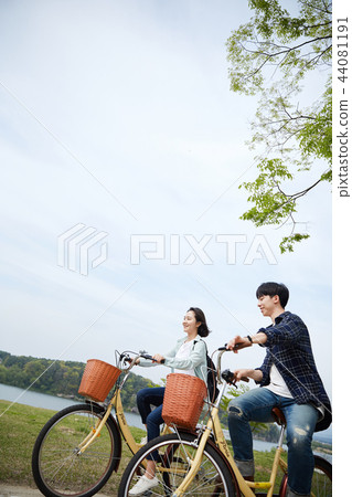 戀人，朋友，公園，麗水市 44081191