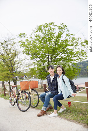 戀人，朋友，公園，麗水市 44081196