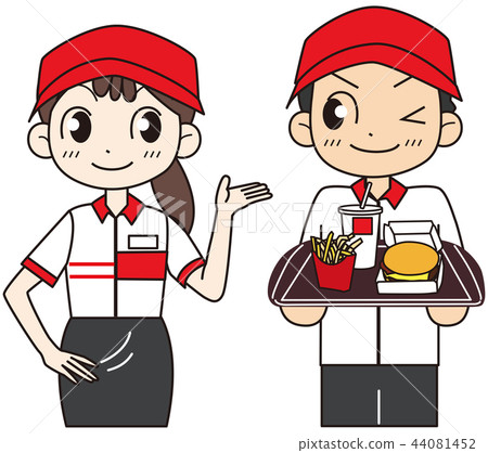 漢堡店男女 44081452