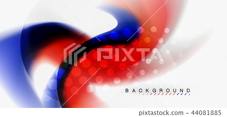 Color flowing wave, trendy liquid design template Color flowing wave, trendy liquid design template 44081885