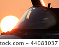 Sunset and Airplane 44083037