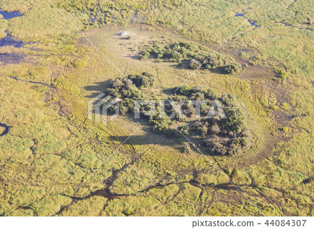 Okavango Delta seen from the sky, Okavango Delta seen from the sky, 44084307