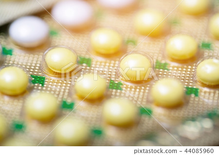 Close up Oral contraceptive pill  44085960