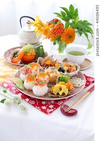 Rice ball breakfast Rice ball breakfast 44086495