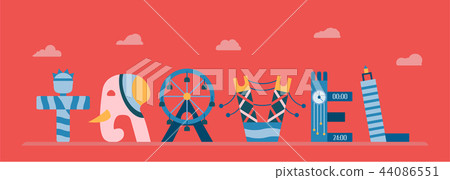 World's famous landmarks in English alphabet World's famous landmarks in English alphabet 44086551