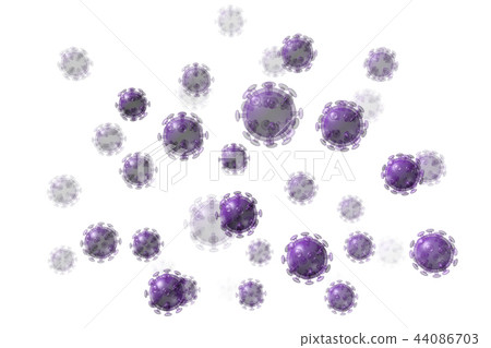 Illustration of influenza (computer graphic) 44086703