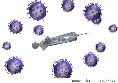 Influenza prevention image (transparent material) 44087153