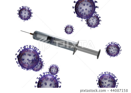 Influenza prevention image (transparent material) Influenza prevention image (transparent material) 44087158