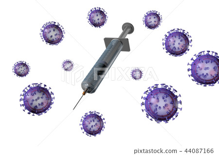 流感預防圖像（透明材料） 44087166