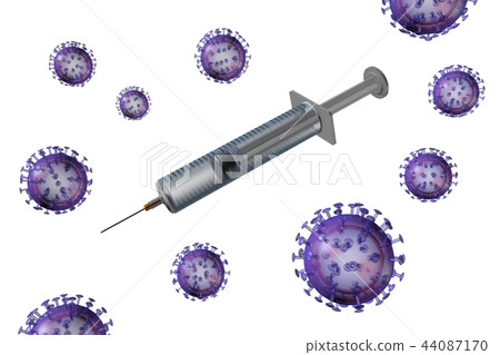 Influenza prevention image (transparent material) 44087170