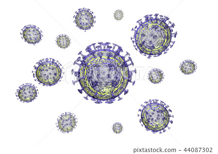 流感（計算機圖形）的插圖 44087302