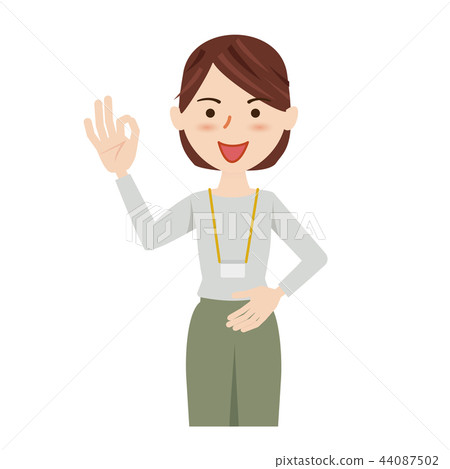 女商人休閒商務休閒工作人員 女商人休閒商務休閒工作人員 44087502