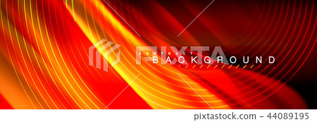 Fluid color wave line background. Trendy abstract layout template for business or technology Fluid color wave line background. Trendy abstract layout template for business or technology 44089195