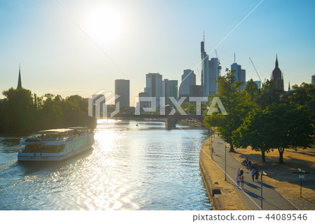 Skyline of Frankfurt, Germany 44089546