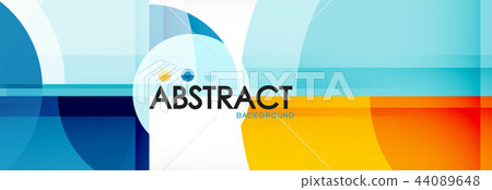 Vector fantastic circle modern geometric background template Vector fantastic circle modern geometric background template 44089648