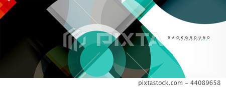 Vector fantastic circle modern geometric background template Vector fantastic circle modern geometric background template 44089658